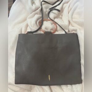 Le Pouch Leather Ring Handle Crossbody Bag
THACKER